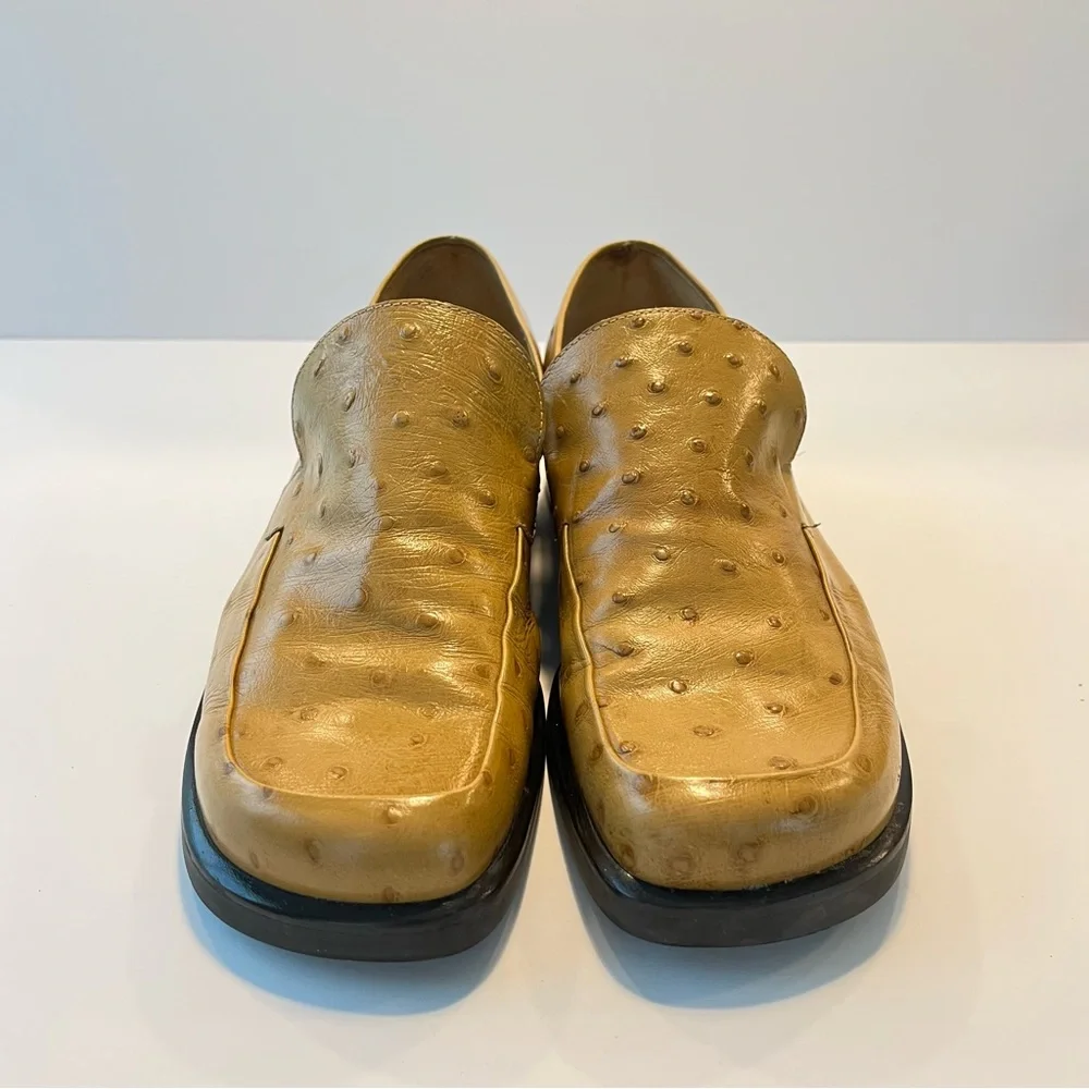 Franco Sarto Women’s Tan Leather Loafers Size 8.5